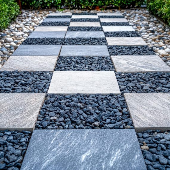 Terrace tile and decorative gravel flooring diverse garden flooring materials gardening construction supplies expert gardening Terrace tile and decorative gravel flooring diverse garden flooring materials gardening construction supplies expert gardening